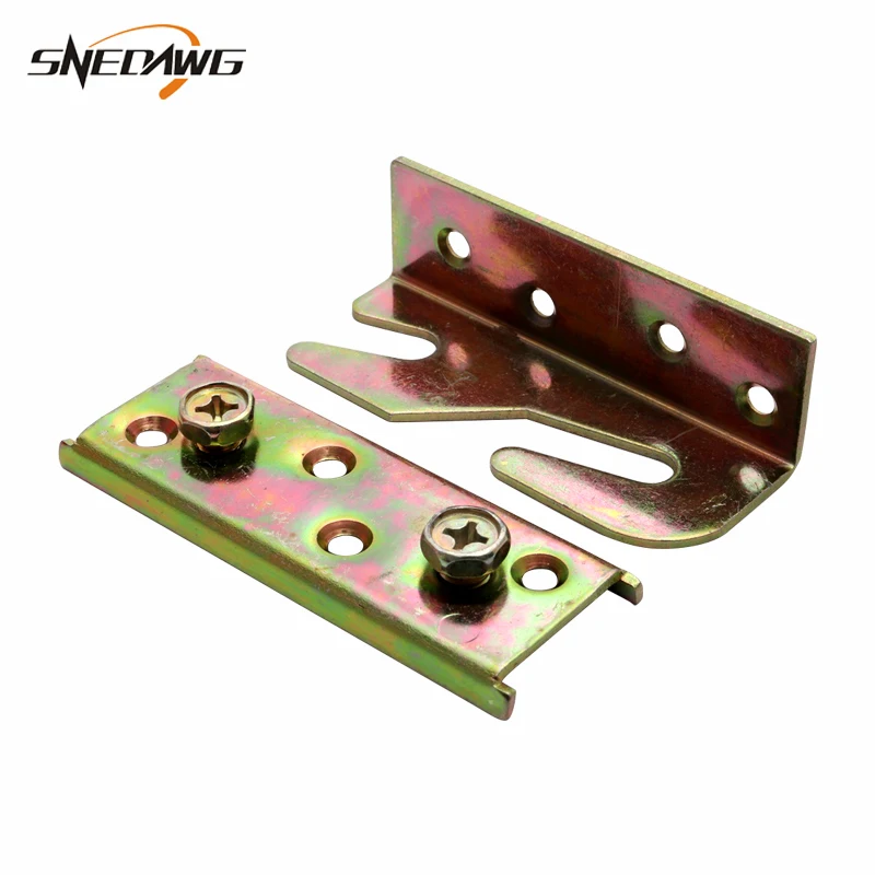 4pcsBedHinge80x25x25mmConnectionHingeforBedRepairReplacement