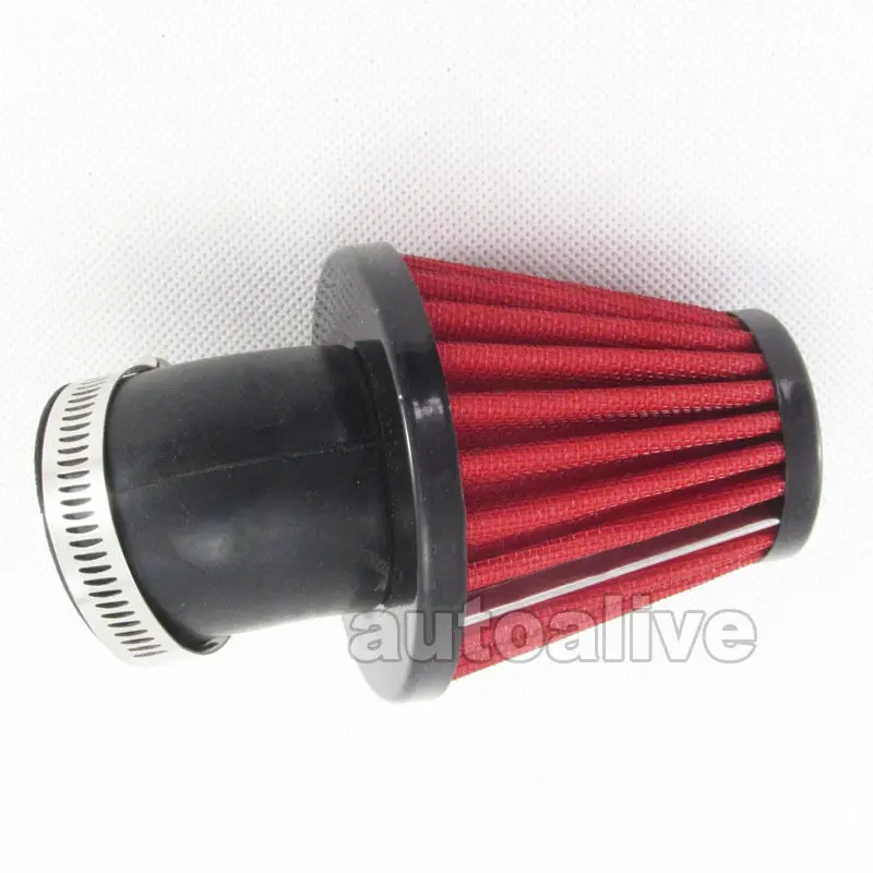

35mm Diameter 45 Degree Cone Air intake Filter Cleaner for Motorcycle Offroad Scooter ATV Dirt Bike