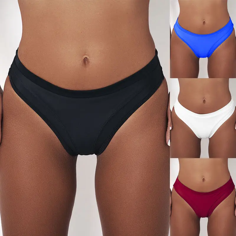 2019 حار النساء البرازيلي مثير ملابس السباحة المرأة بيكيني عالية الخصر قصيرة Tankini قيعان ثونغ ملابس السباحة السباحة ملخصات السراويل الاستحمام