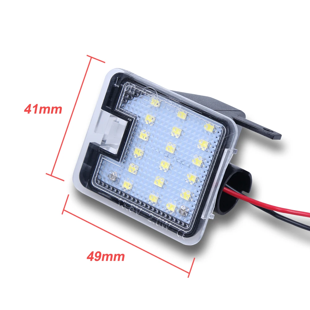 2x высокий яркий светодиодный светильник-лужа s светодиодный светильник под зеркалом авто Замена для Ford mondeo mk4 IV 07