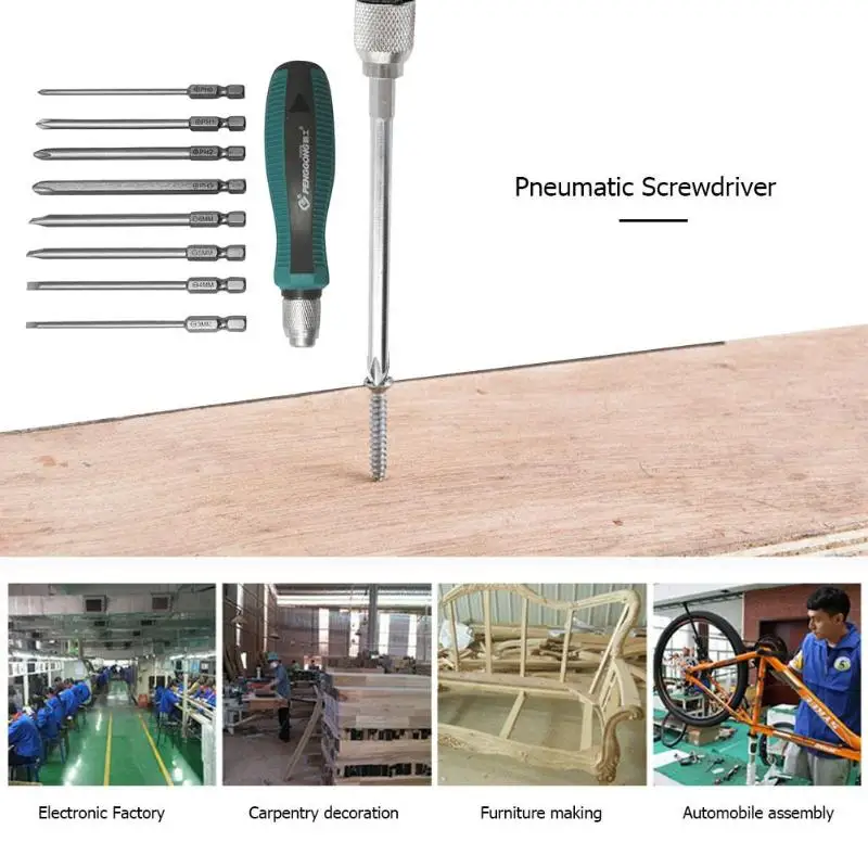 9pcs Screwdriver Set S2 Alloy Steel Replaced Precision Screwdriver Blade Heads Opening Repair Tool