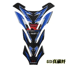 Fibra de carbono tanque pad 5D FASP R SUPERBIKE Decal & Sticker Para O Profissional que compete a Motocicleta