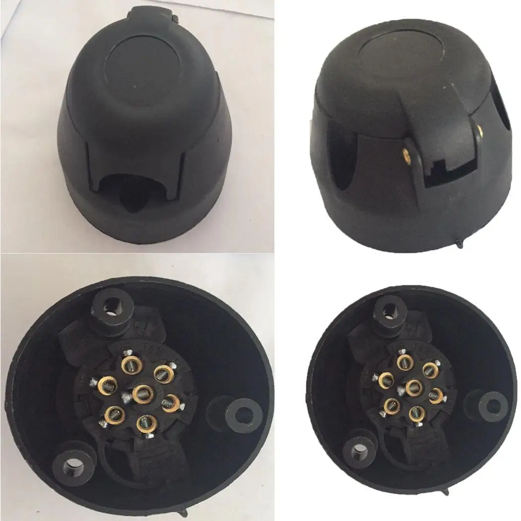 7 Pins General Trailer Plug Round Pin Female Cable Cables