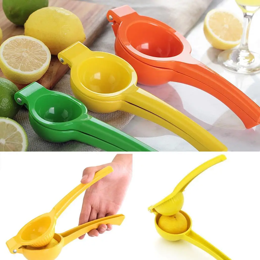 

3 Color Cute Small Multi-functional Manual Lemon Squeezer Orange Juicer Handle Press Fruit Juice Reamers Kitchen Tool