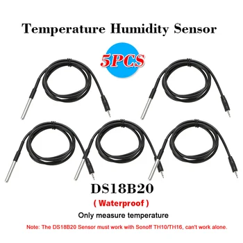 

SONOFF DS18B20 Waterproof Temperature Sensor Probe WIFI Smart Wireless Monitor Remote Monitoring Home Module For TH10 TH16
