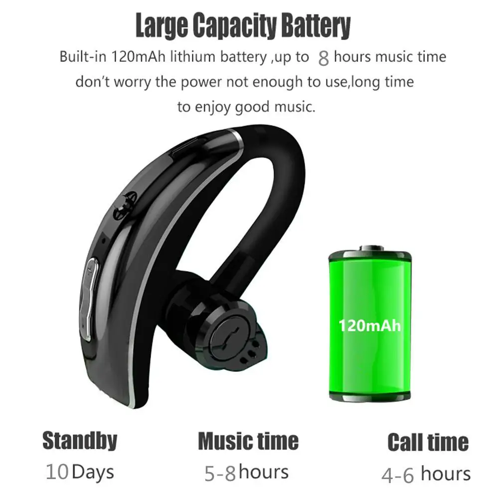 Bluetooth Headphone Wireless Headset On Ear Sports Music Earphones for Samsung Galaxy S9 S8 J7 J5 iPhone Android Phones