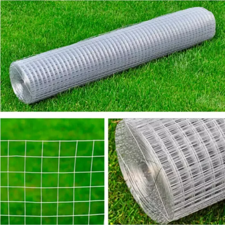 VidaXL 1 X 25 M Wired Mesh Fence Square Silver Galvanized Steel Gauge