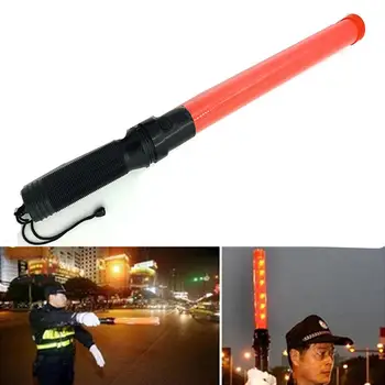 

Outdoor LED Traffic Safety Signal Warning Flashing Wand Baton Police ref baton Safety signal command tool
