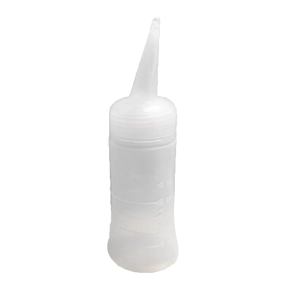 1Pc Hair Dye Bottle Salon Applicator Plastic Utility Slant Tip