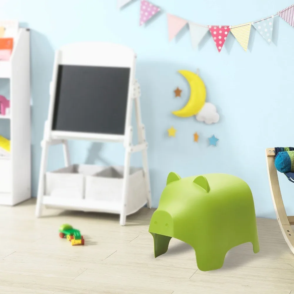 SoBuy KMB14,  Kids Chair Children Stools Plastic Pig Design Chair