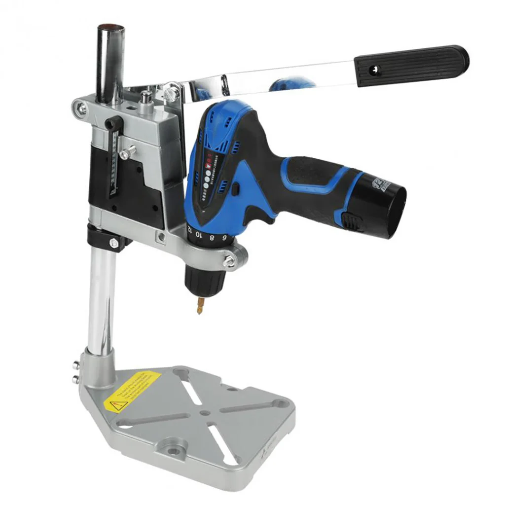 Soporte Universal para taladro de banco, taladro de mano un solo orificio, soporte amoladora eléctrica, multifuncional, piezas de de fijo para carpintería - AliExpress Herramientas