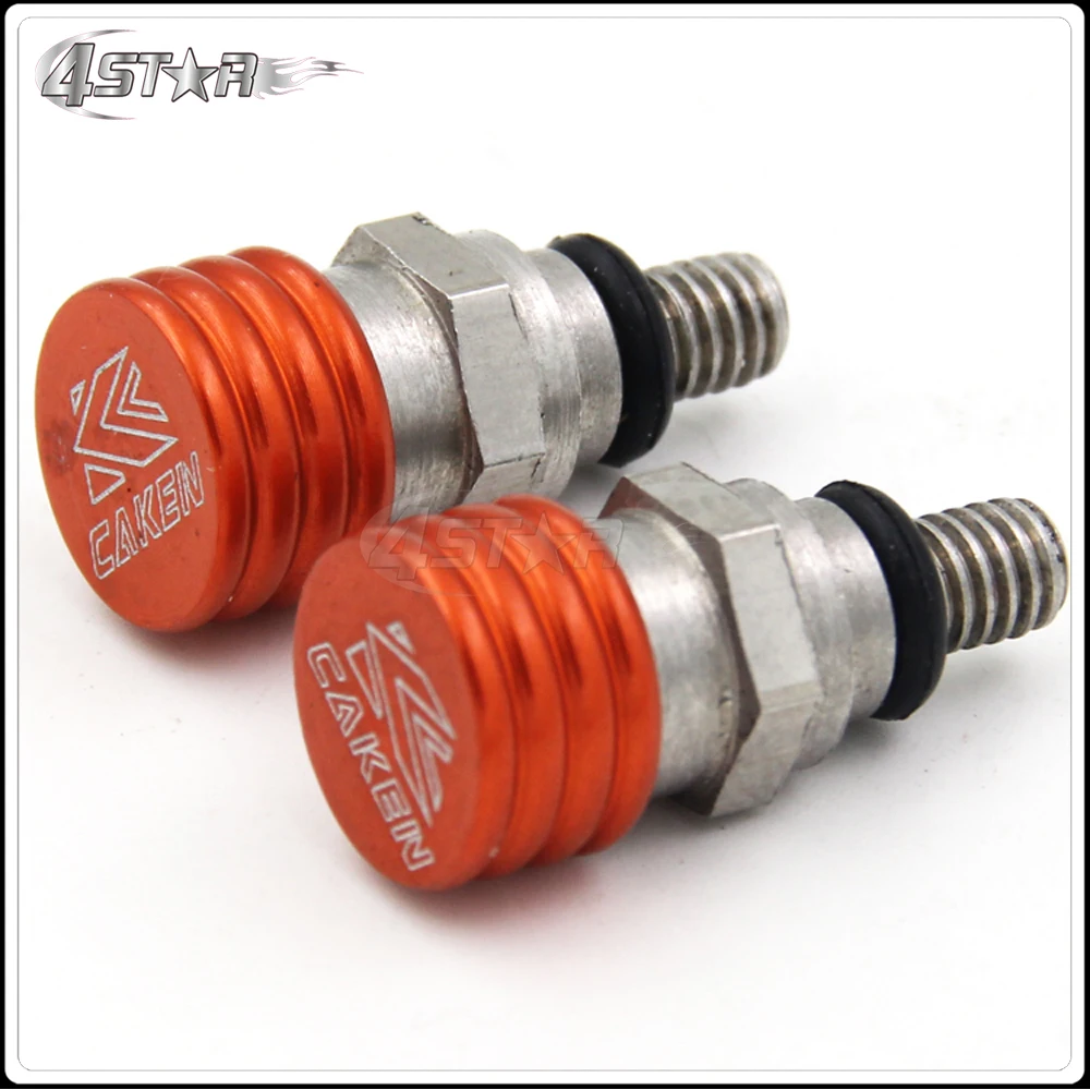 M4*0.7mm Orange Fork Air Bleeder Relief Valve Screw Motorcycle For KTM SX XC SXF EXC SMR EXCF