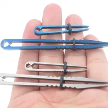 Зажим палочки зажим ti титановый Пинцет tc4 зажим EDC шестерни Многофункциональный гаджет для кемпинга открытый карманный мини инструмент