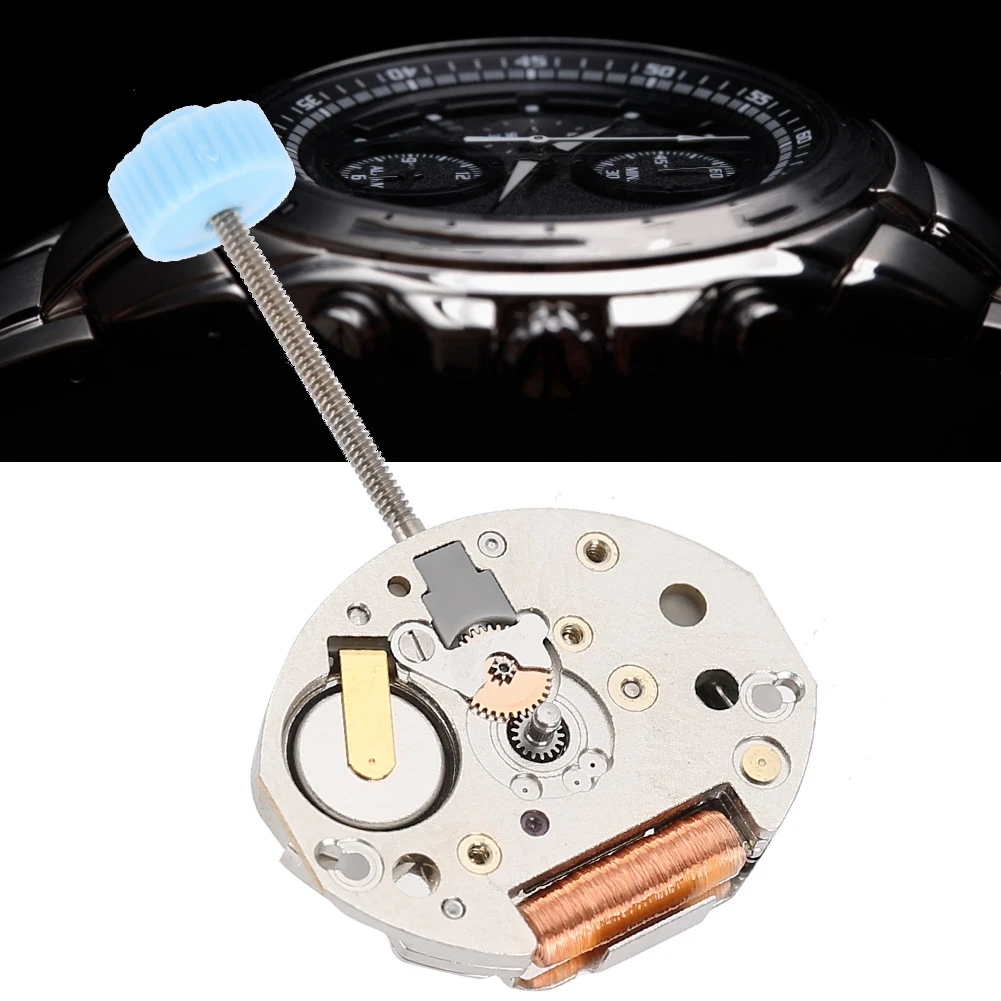 

Professional 751 Two Hands Quartz Movement with Battery Watch Repair Accessory Parts for Watchmaker Watch Part Repair Tool