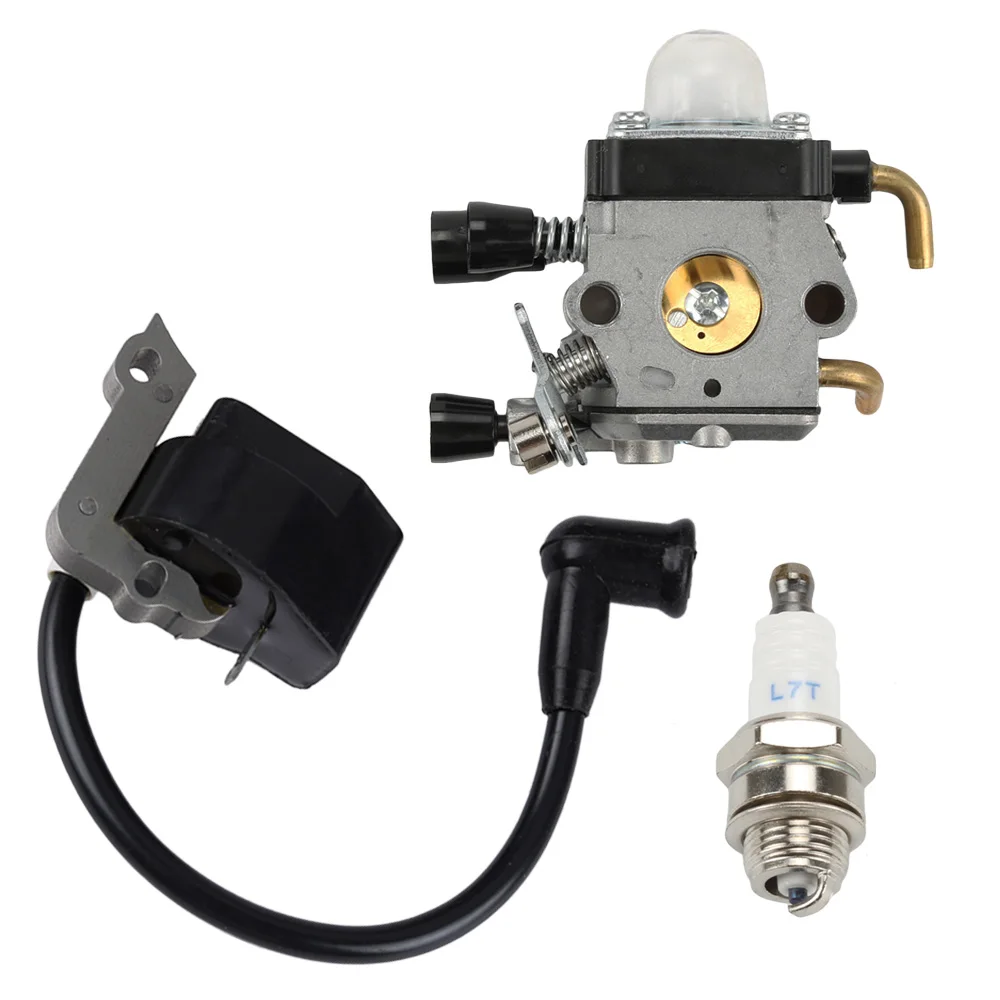 Buy Ignition Coil +Carburetor +Spark Plug For STIHL