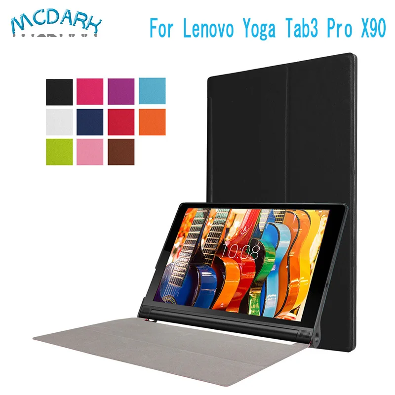 Чехол Mcdark для Lenovo Yoga Tab 3 Pro X90 X90F YT X703L X703F 10 1 &quotдля планшета трехслойный флип стенд