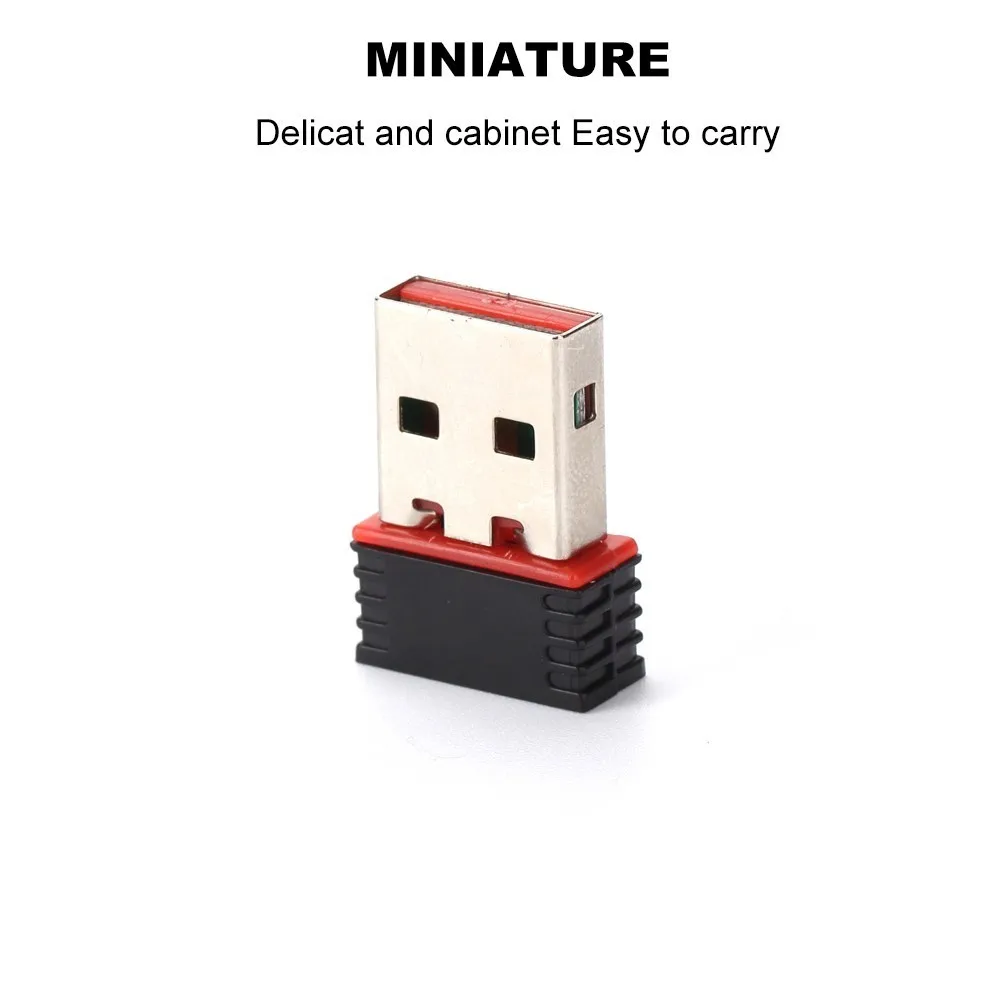 Мини USB 2 0 WiFi ключ Raspberry Pi 3 Модель B беспроводной адаптер 802.11n 150 Мбит/с для 3B