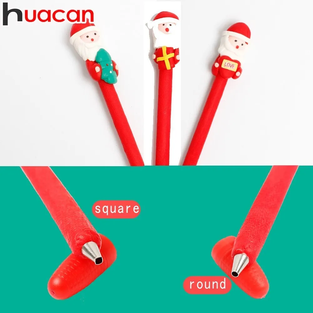 

HUACAN Diamond Painting Pen DIY Accessories Diamond Embroidery Tools Square/Round Drill Point Pencil Diamond Mosaic Christmas