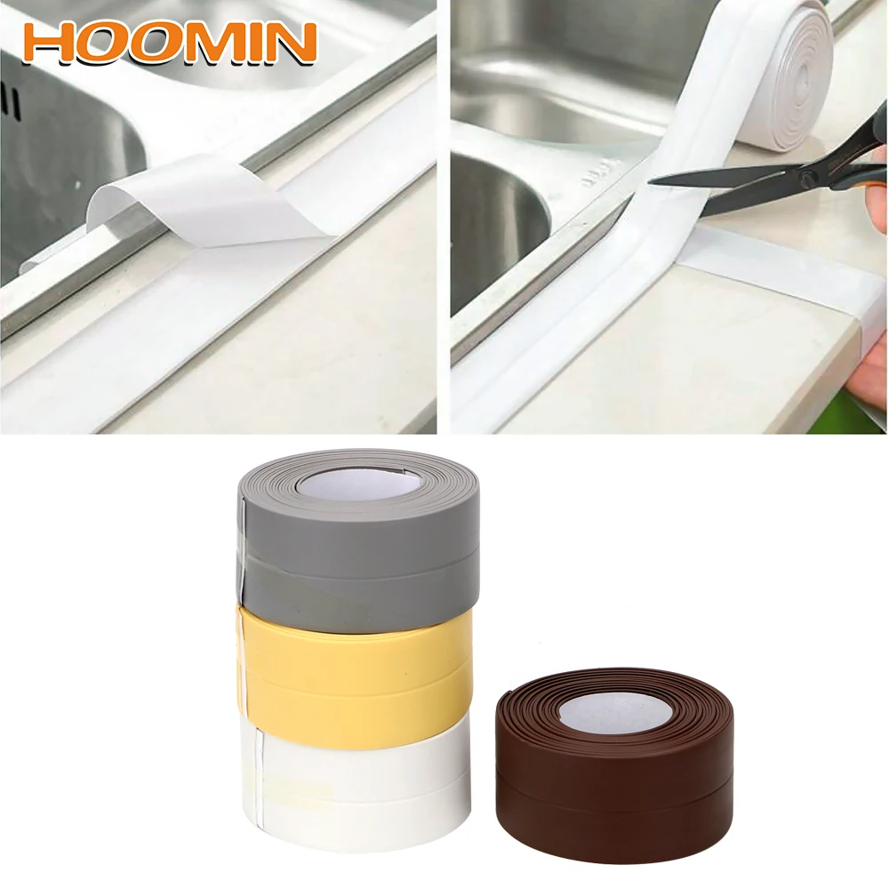 

Self Adhesive Kitchen Ceramic Sticker Bathroom Wall Sealing Tape Adhesive Tile Crack Repair Waterproof Anti-moisture PVC Sticker