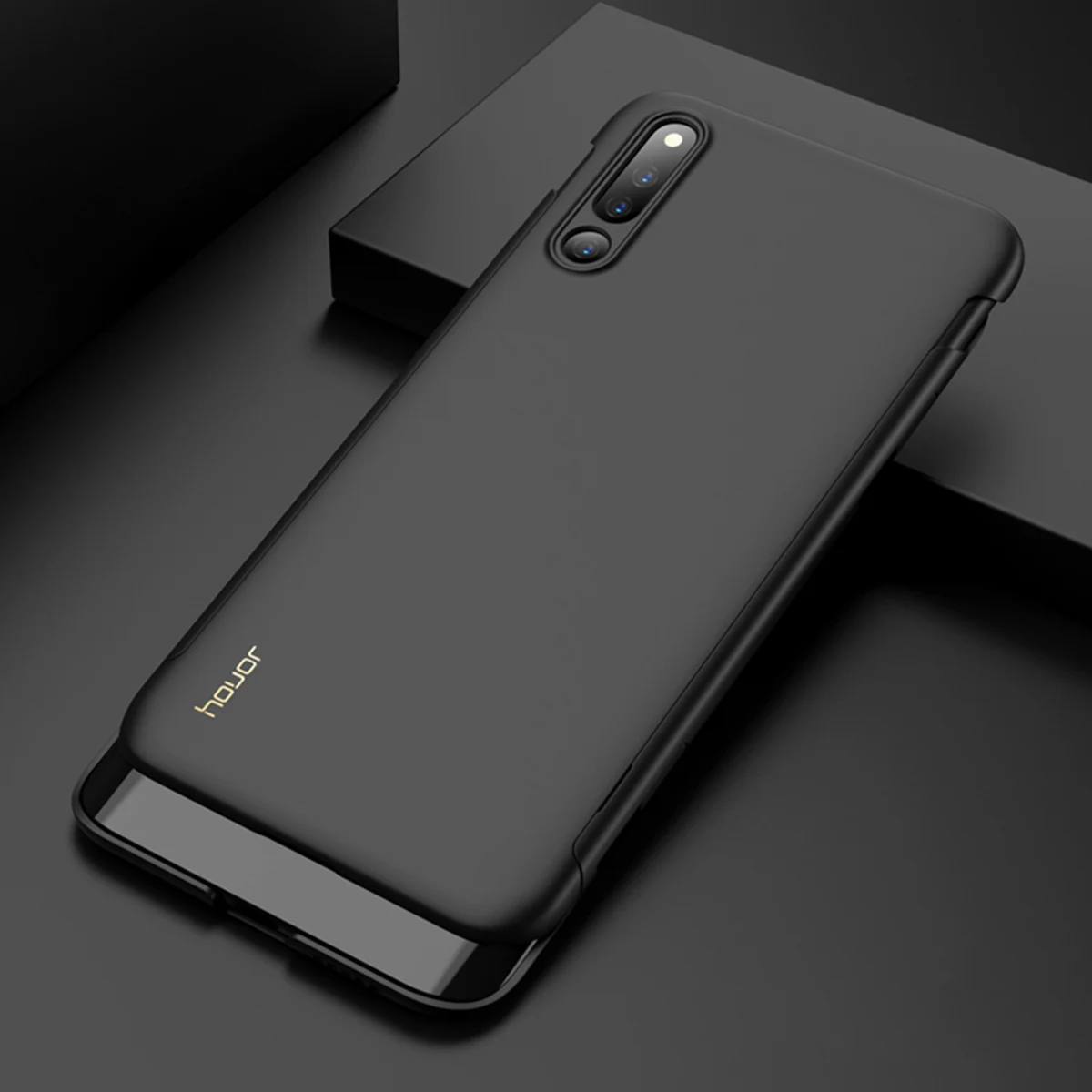 

for Huawei Honor Magic 2 Back Case Slim Fit Sliding Closure Design PC Hard Case Shockproof Anti-scratch Protective Cover