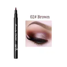 Цветная подводка для глаз прочная водонепроницаемая противоаллергическая долговечная противообрастающая ровная кисточка для подведения глаз мягкие и гладкие инструменты для макияжа