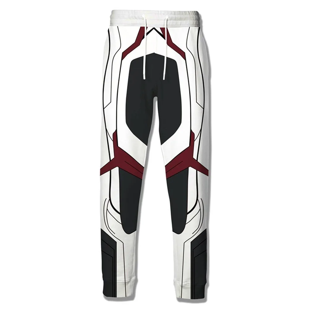 Avengers Endgame Quantum Realm Sweatshirt Costume Cosplay Adult Hoodies Halloween Christmas Carnival Superhero Pants Zipper
