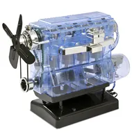 Модель рабочего прозрачного 4-целиндрованого двигателя