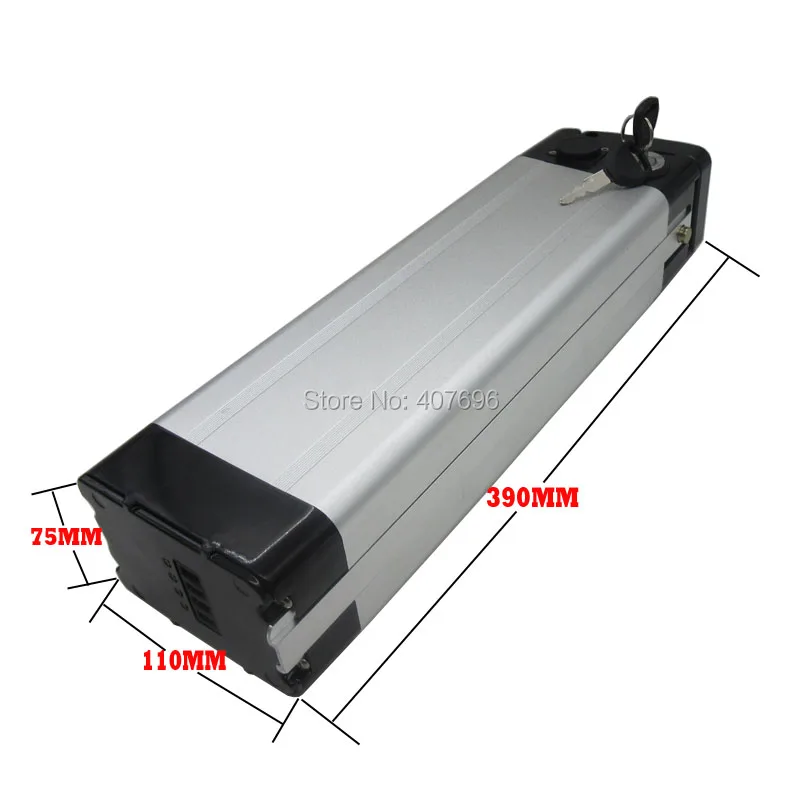 Perfect 36V Electric bike battery 36V 20AH 1000W silver fish li-ion 36 V 20AH lithium Battery Bottom discharge free shipping 3