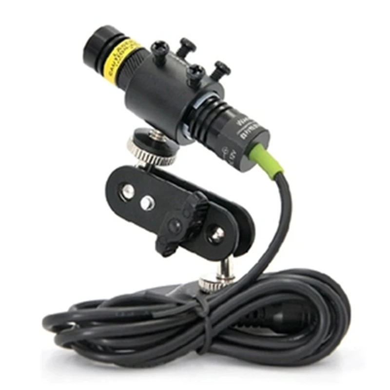 

30mW 515nm Focusable Green Line Laser Module Generator Machine Tool Mark Position Alignment with Mount Holder /Adapter