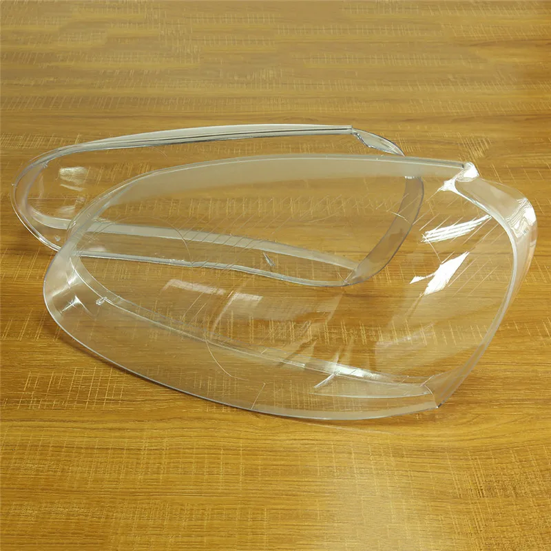 Najtaniej Wyczyść prawy lewy obudowa samochodu soczewki reflektorów reflektor Lense Shell Cover montowanie lampy do VW Golf MK5 2005 2009 akcesoria samochodowe