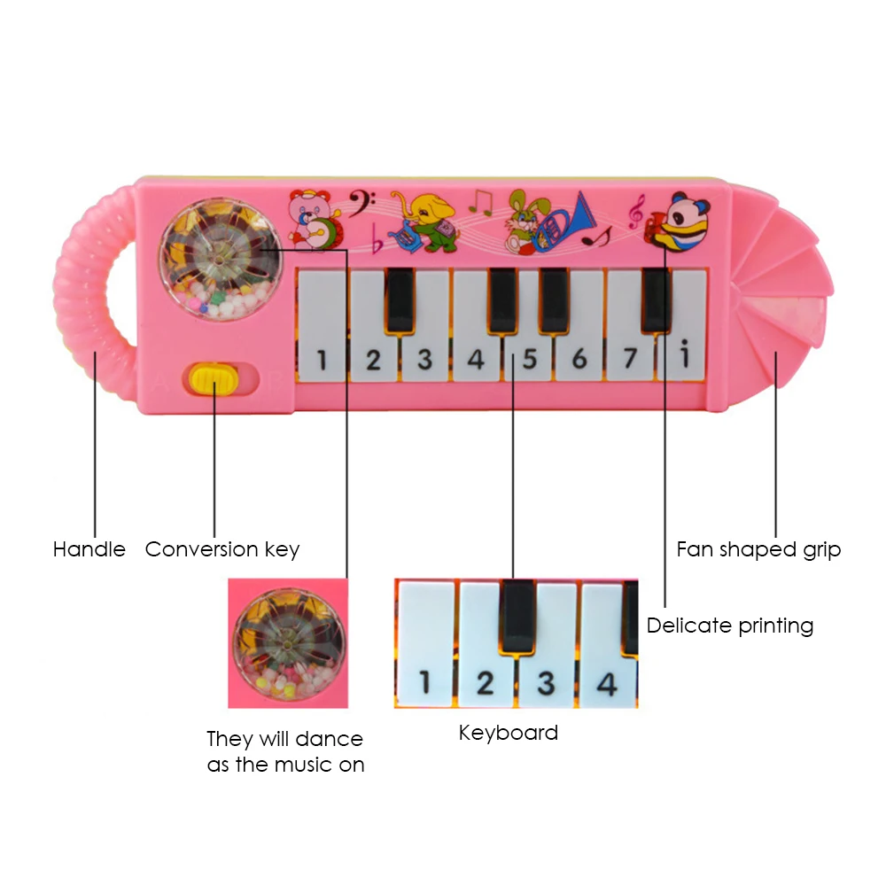 1 шт. детское пианино игрушка полезный детский музыкальный инструмент популярное пианино Музыкальная развивающая игрушка для раннего развития милая игрушка