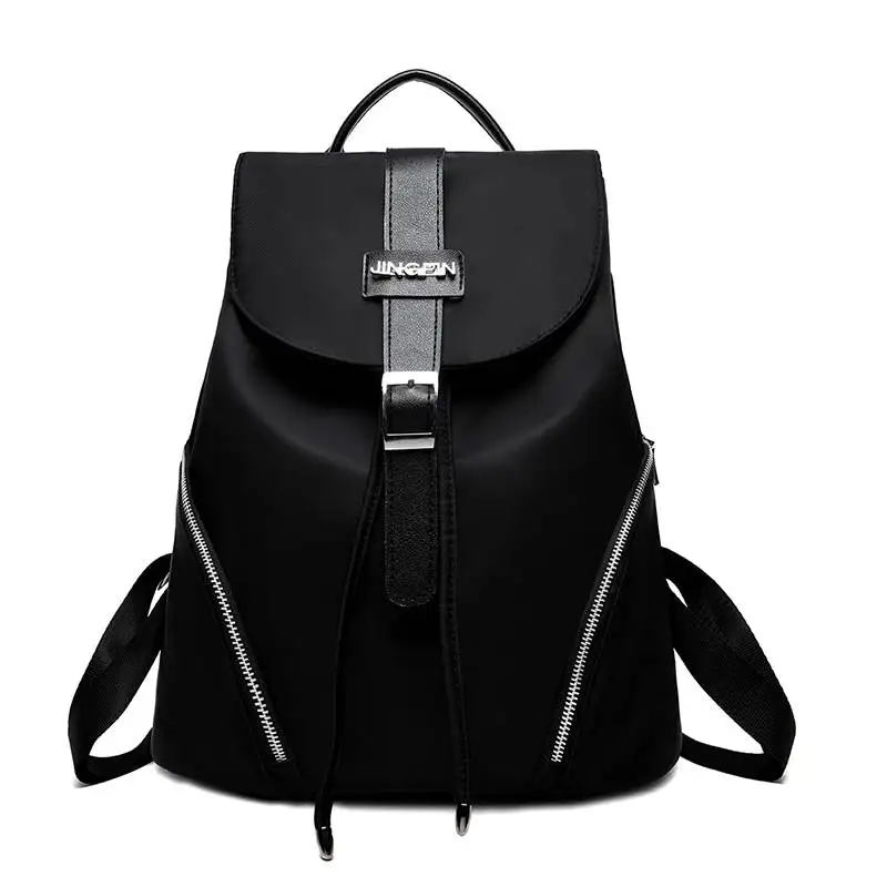 

Women Backpack High Quality Casual Fashion Nylon Backpacks School For Teenage Girls Female Letter Student Shoulder Bag Bagpack