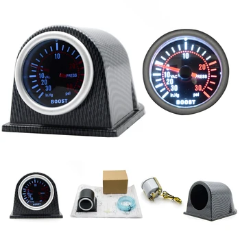 

52mm 2" ABS Universal Car LED Turbo Boost Gauge Meter Pointer 0-30 PSI With Pod Suitable for all kinds of car, modified vehicles
