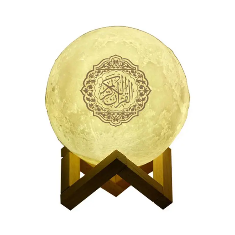 

Colorful Remote Control Led Moonlight Quran Bluetooth Speakers LED Night Light Moon Lamp Wireless Quran Speaker Moonlight