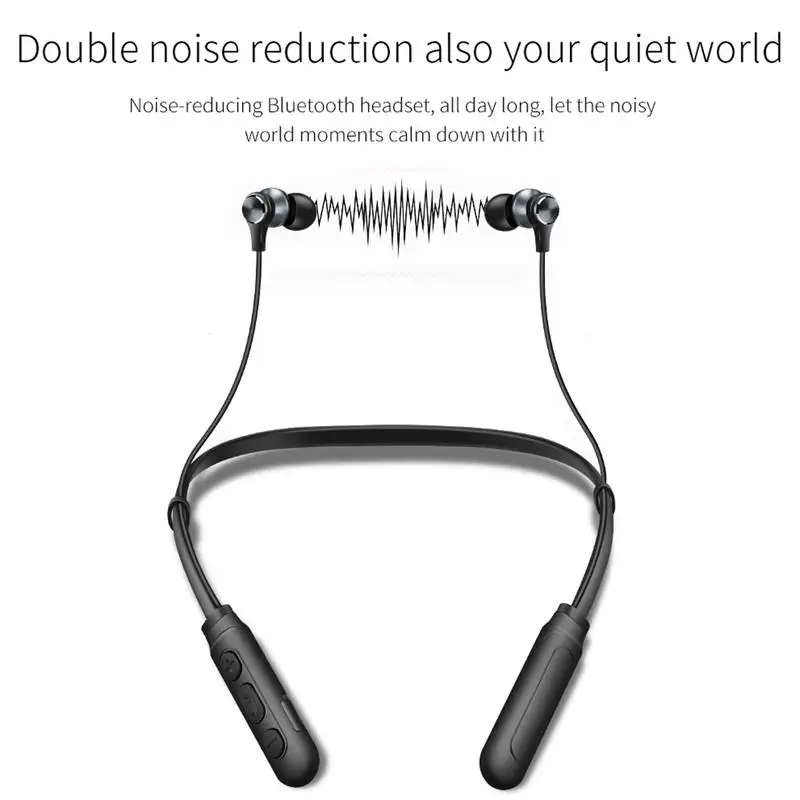 Bluetooth наушники спортивные 5 0 водонепроницаемые удобные беспроводные для