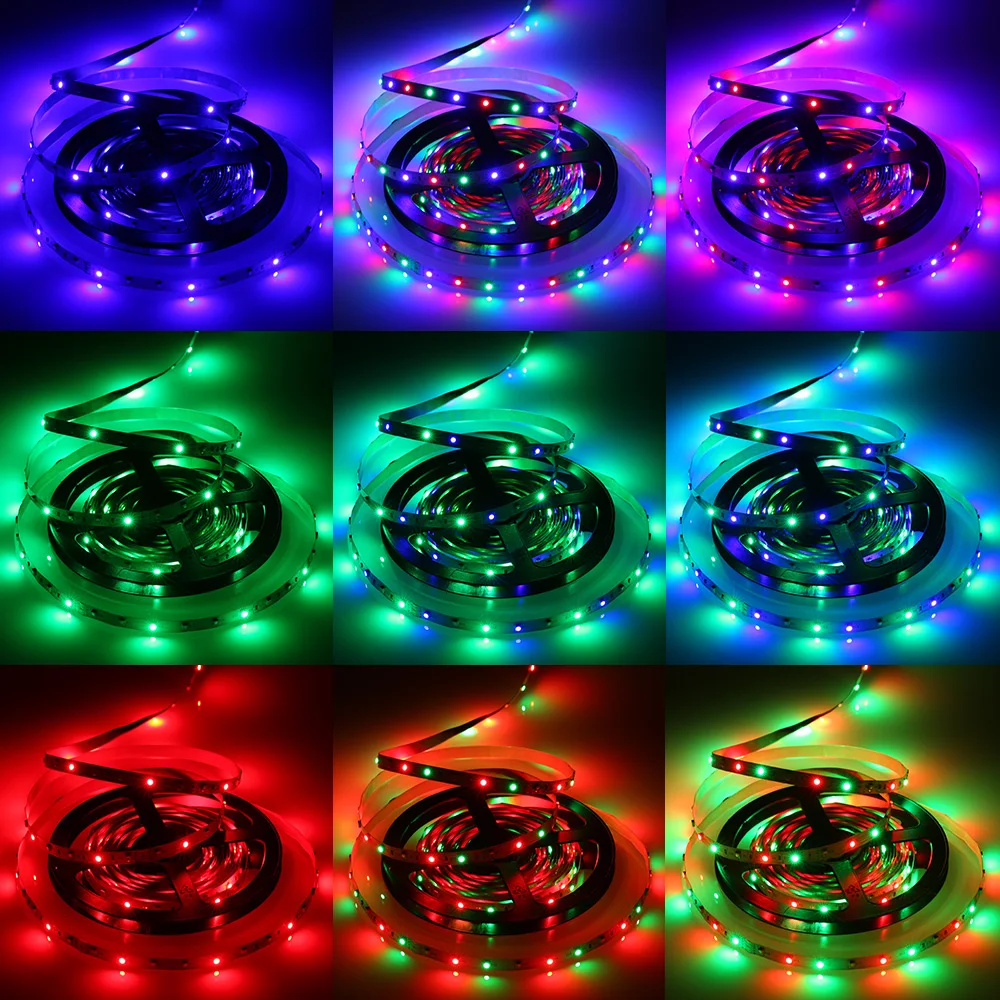 Светодиодная лента 48 Вт 10 метров 600 светодиодов RGB с чувствительными клавишами ДУ