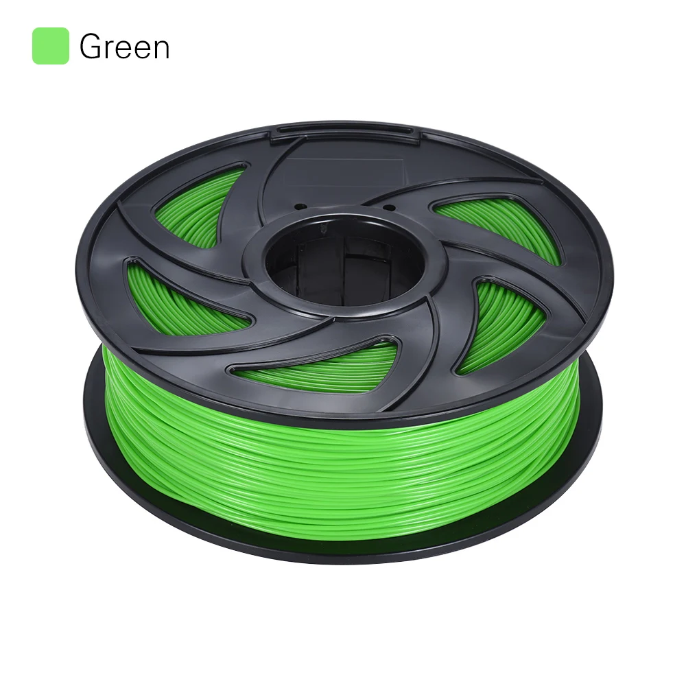 

3D Printing Material PLA Filament 1kg/Roll 2.2lb 1.75mm for MakerBot Anet 3D Printer Pen Green