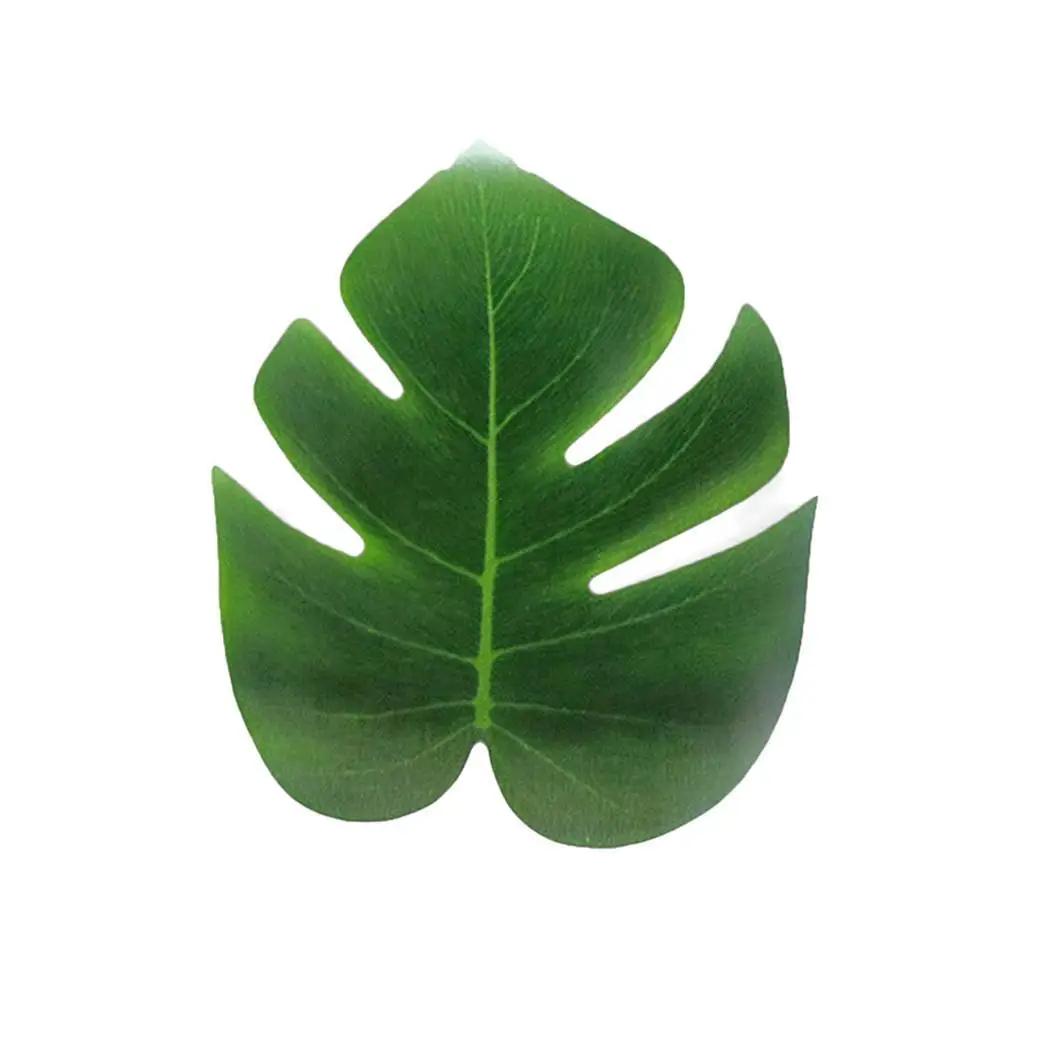 Искусственный лист Monstera 0 17 кг поддельные зеленые декоративные листья растений|Искусственные растения| |