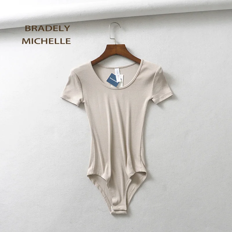 BRADELY ميشيل 2019 مثير النساء ضئيلة قصيرة الأكمام بلوزات مستديرة العنق العميق داخلية الإناث السروال القصير الشارع الشهير حللا BRADELY ميشيل 2019 مثير النساء ضئيلة قصيرة الأكمام بلوزات مستديرة العنق العميق داخلية الإناث السروال القصير الشارع الشهير حللا