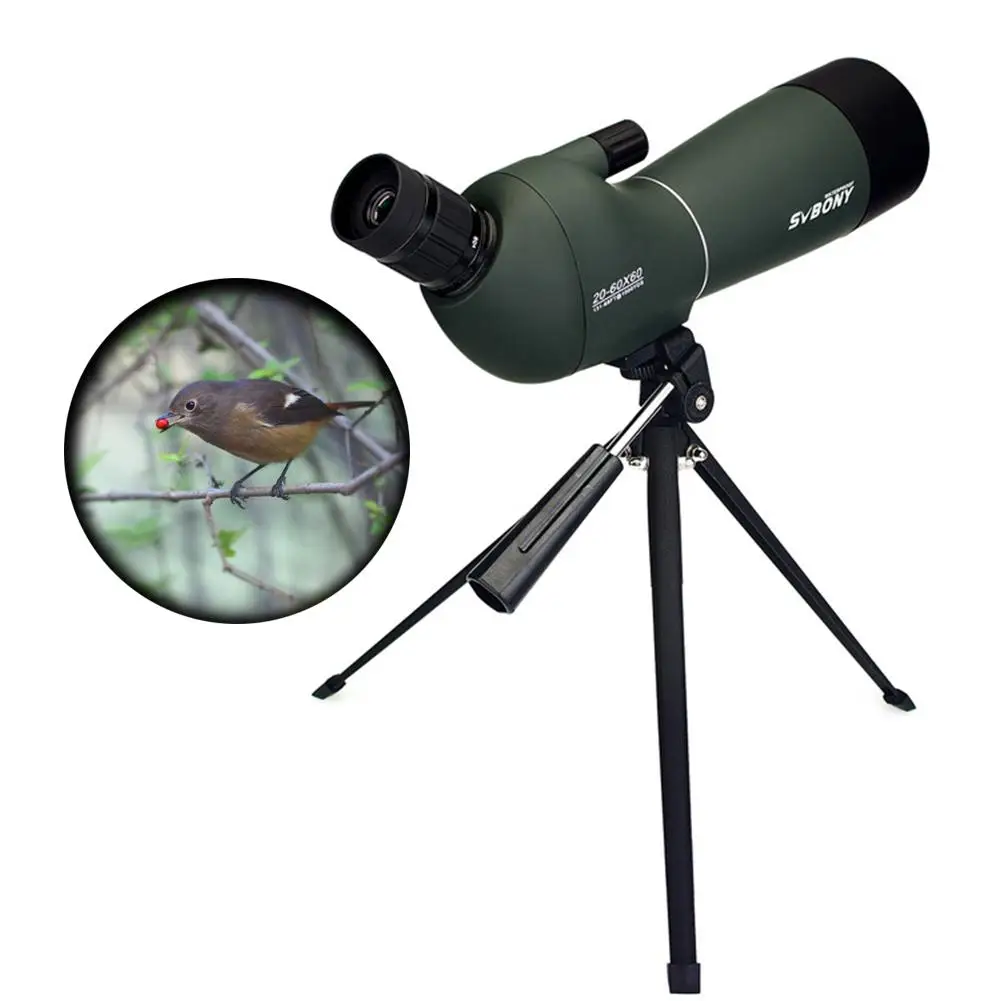 SV-28 الطيور Spoting نطاق أحادي عالية الوضوح أحادي تلسكوب عرض الهدف التكبير 20-60 مرات في الهواء الطلق السفر الصيد SV-28 الطيور Spoting نطاق أحادي عالية الوضوح أحادي تلسكوب عرض الهدف التكبير 20-60 مرات في الهواء الطلق السفر الصيد