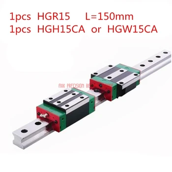 

2019 Cnc Router Parts AXK New Hgr15 Linear Guide Rail 150mm Long With 1pcs Block Carriage Hgh15ca Or Hgw15ca Hgh15 Cnc Parts