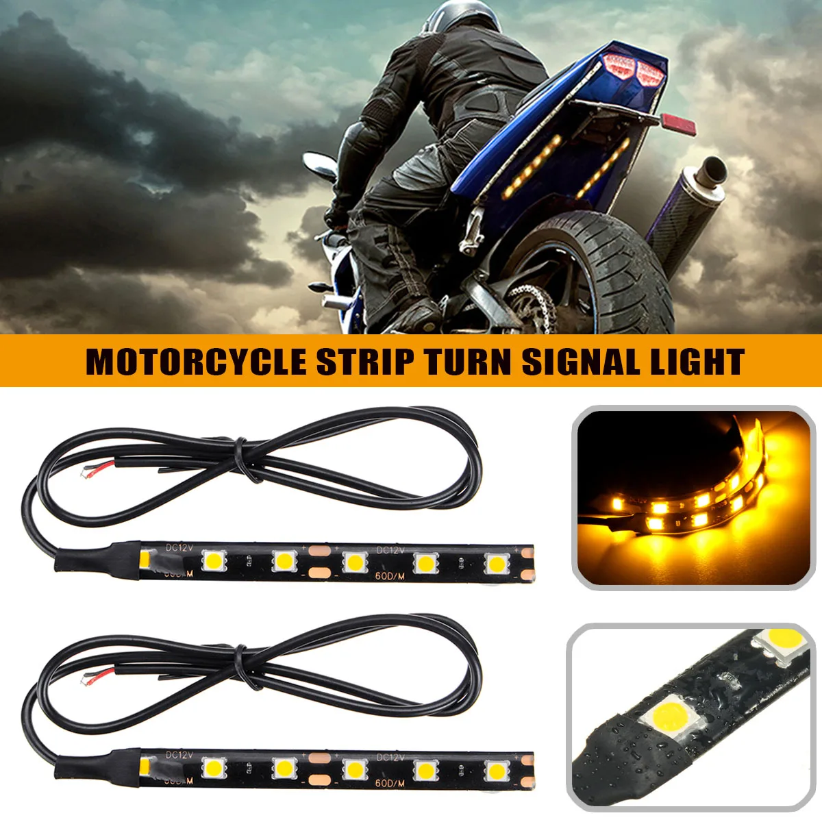 Universal 2 Amber Motorcycle Led Neon Strip Lampglow Light Rgb 6 Leds 5050 Turn Signal Indicators Blinker huismerk kopen in de aanbieding Universal 2 Amber Motorcycle Led Neon Strip Lampglow Light Rgb 6 Leds 5050 Turn Signal Indicators Blinker huismerk kopen in de aanbieding