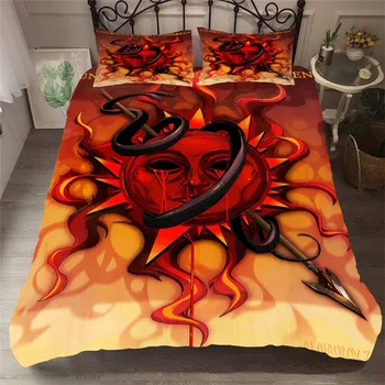 

HELENGILI 3D Bedding Set Game of Thrones Print Duvet Cover Set Bedcloth with Pillowcase Bed Set Home Textiles #GOT-68