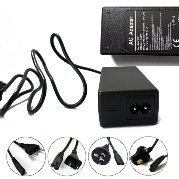 

19V 4.74A 90W Laptop AC Adapter Power Charger Carregador de Notebook Universal For Toshiba 1135-S155 L650 L850