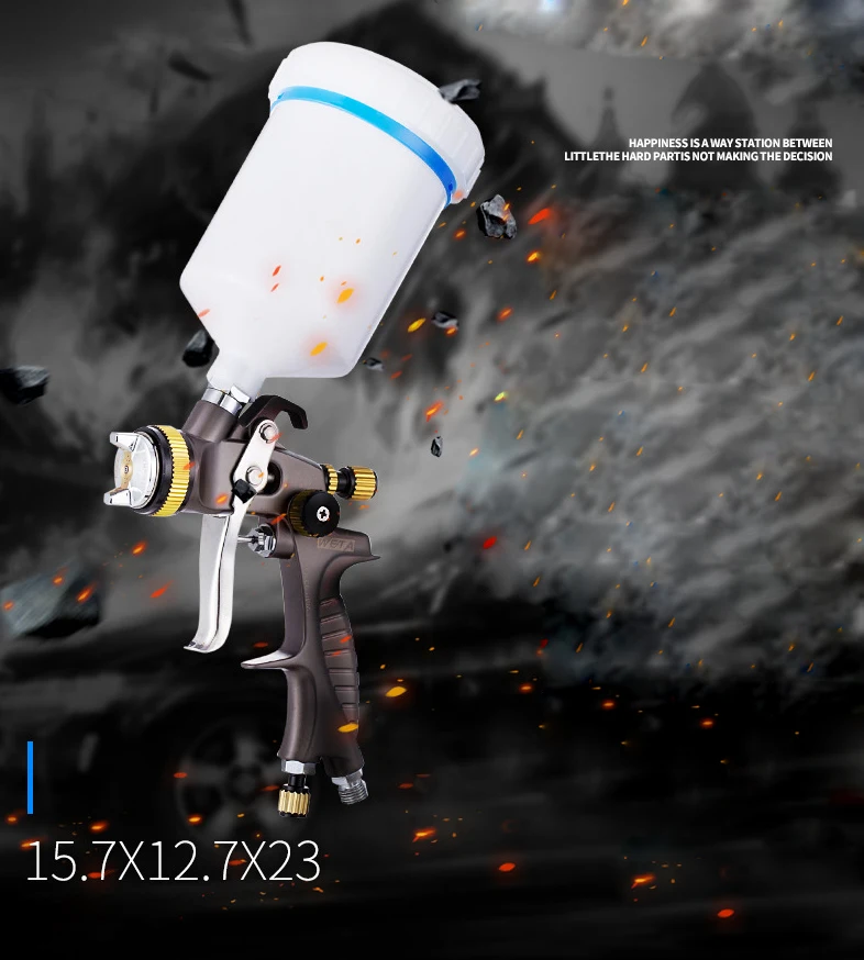 

Professional LVLP Spray Gun Free shipping 1.3MM Nozzle Mini Air Paint Spray Guns Airbrush For Painting paint gun