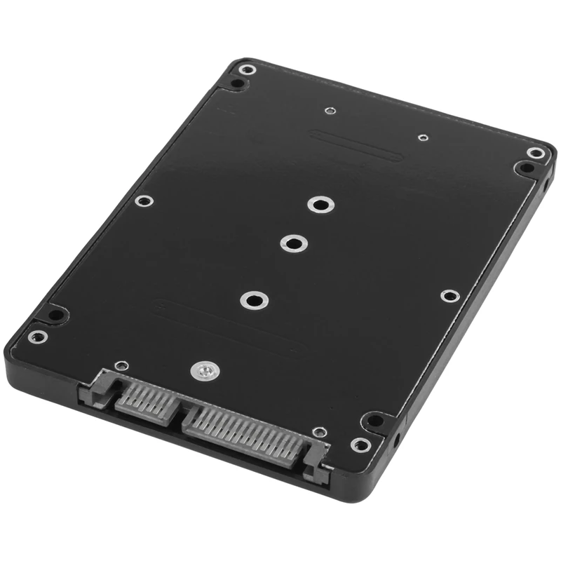 Черный B + M ключ гнездо 2 M. NGFF (SATA) SSD до 5 SATA адаптер карта с чехлом|Кабели передачи