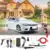 80 W 12 V DC Portatile di Lavaggio Auto Ad Alta Pressione Auto Lavatrice Elettrica Pulita Pistole Veicolo Dispositivo di Strumenti di Cura kit Spazzola Per Capelli