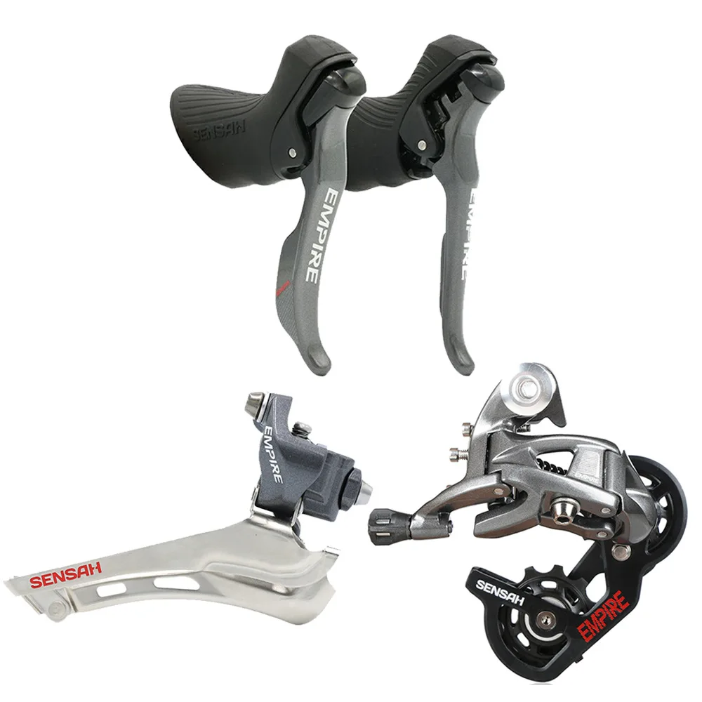 Conjunto de grupo Kit de transmisión de bicicleta Kit de bicicleta de carretera pequeño juego de palanca de freno