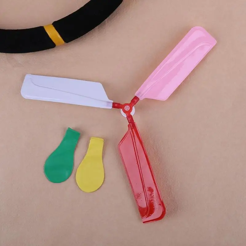

Balloon Propeller Flying Toys Kids DIY Outdoor Balloon Helicopter Airballoon Aeroplane Children Fun Toy Airplane Plaything