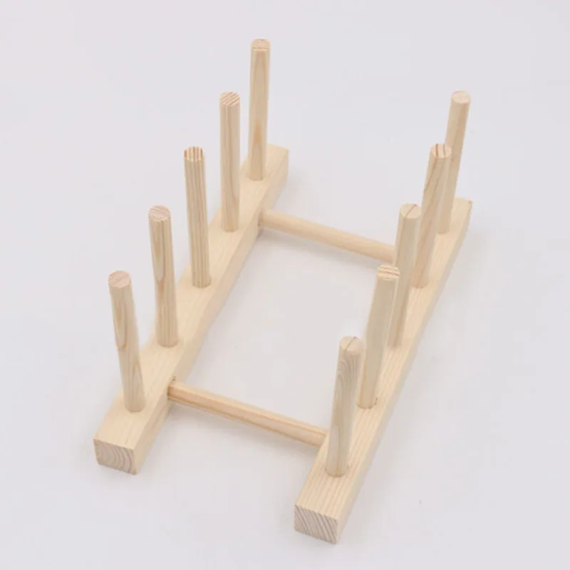 1pc Kitchen Wooden Dish Plate Drain Rack Shelf Holder Frame Drainer
Organizer